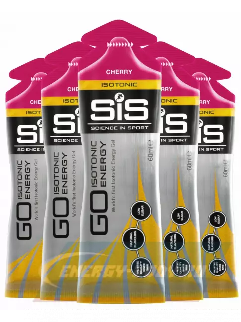 Энергетический гель SCIENCE IN SPORT (SiS) GO Isotonic Energy Gels 5 x 60 мл, Вишня
