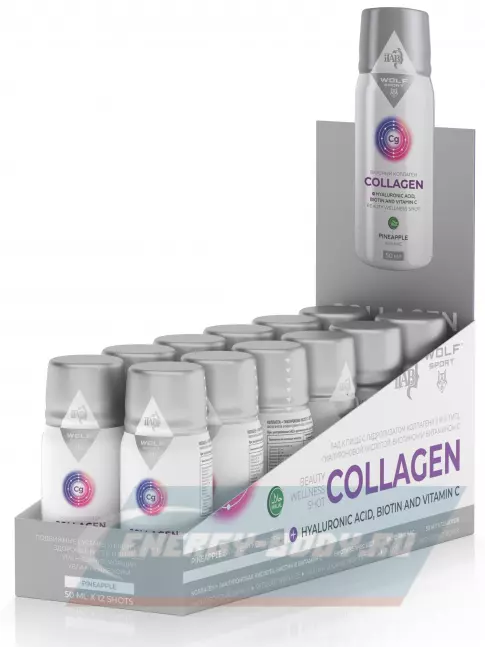 COLLAGEN BioExpert Вкусный коллаген 12х50 мл, Ананас