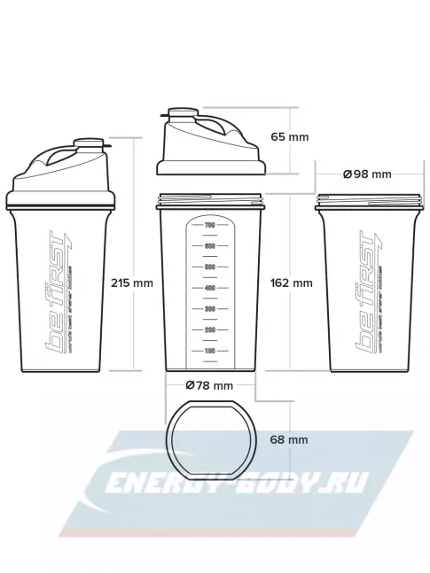  Be First TS1037 700 мл, Красный