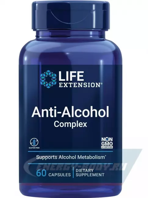  Life Extension Anti-Alcohol Complex 60 капсул