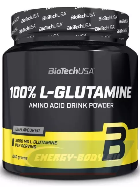 Глютамин BioTechUSA 100% L-Glutamine 240 г