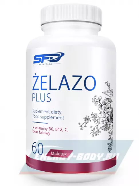 Минералы SFD Zelazo Plus 60 таблеток