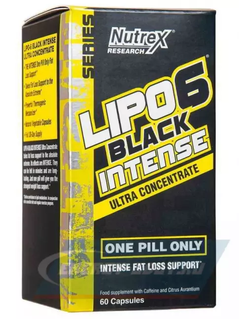  Nutrex Lipo 6 Black Intense Ultra Concentrate US 60 капсул
