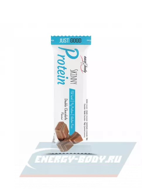 Батончик протеиновый QNT Easy Body PROTEIN Bar 35 г, Двойной шоколад