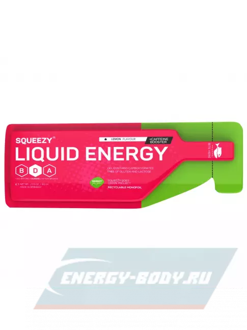 Энергетический гель SQUEEZY SUPER DRINK GEL 60mg caffeine 60 мл, Лимон+Кофеин Энергетический гель SQUEEZY SUPER DRINK GEL 60mg caffeine 60 мл, Лимон+Кофеин