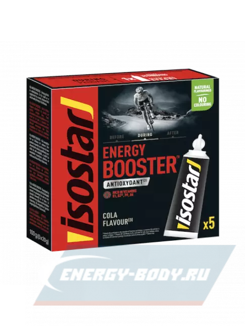 Энергетический гель ISOSTAR GEL Energy Booster Antioxidant 1 тюбик, Кола