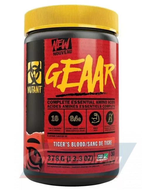 Аминокислотны Mutant GEAAR 420 г, Арбуз-кокос-клубника