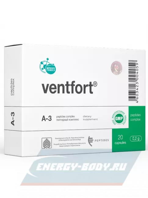  PEPTIDES Вентфорт (Ventfort) 20 капсул