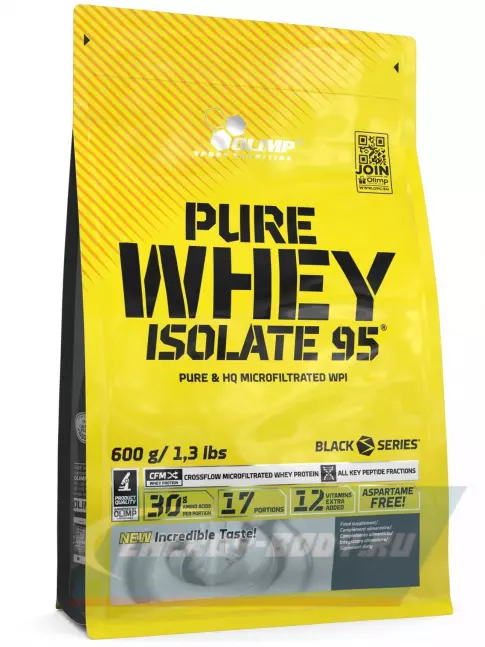  OLIMP Pure Whey Isolate 95 CFM 600 г, Ваниль