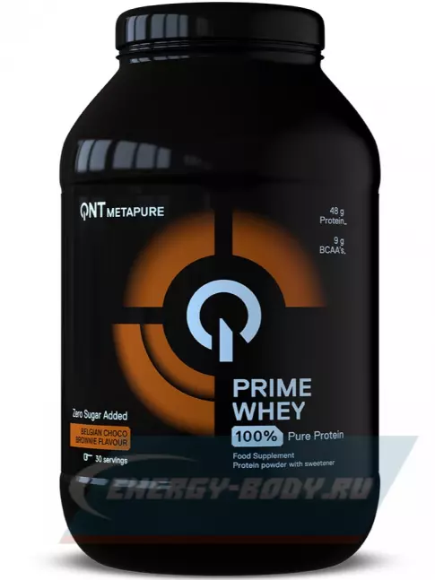  QNT PRIME WHEY 908 г, Бельгийский шоколад брауни