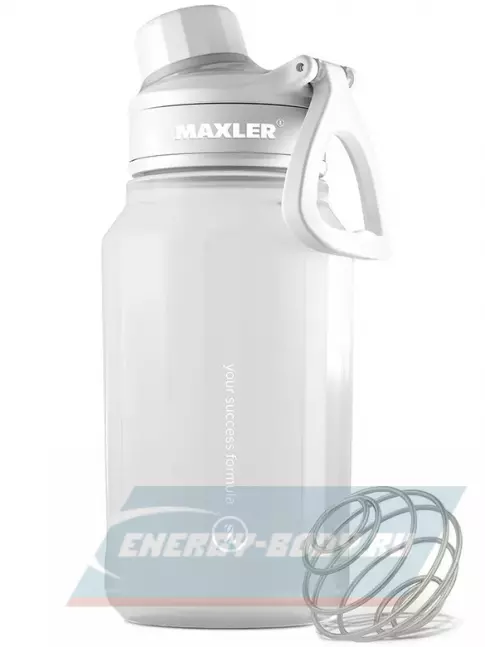  MAXLER Water Bottle Shake&Mix 750 мл, Белый