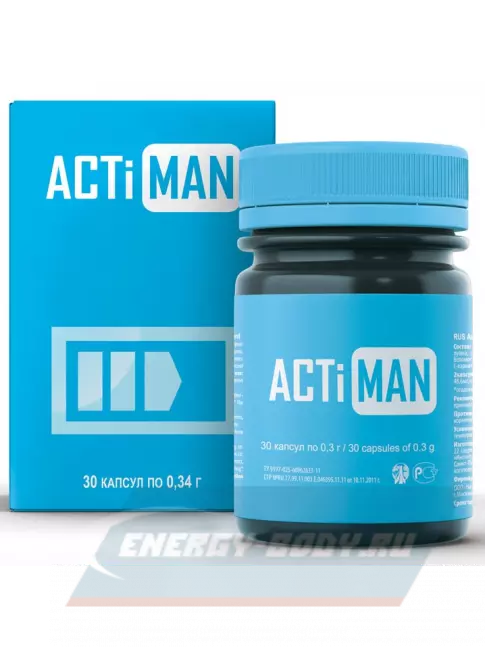  PEPTIDES Актимен (ACTiMAN) 30 капсул