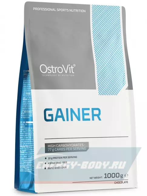 Гейнер OstroVit Gainer 1000 г, Шоколад