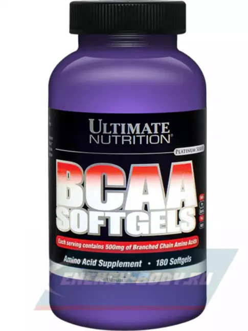 ВСАА Ultimate Nutrition BCAA SOFTGELS 180 капсул 180 капсул