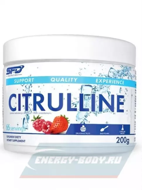  SFD Citrulline Powder 200 г, Клубника-Малина