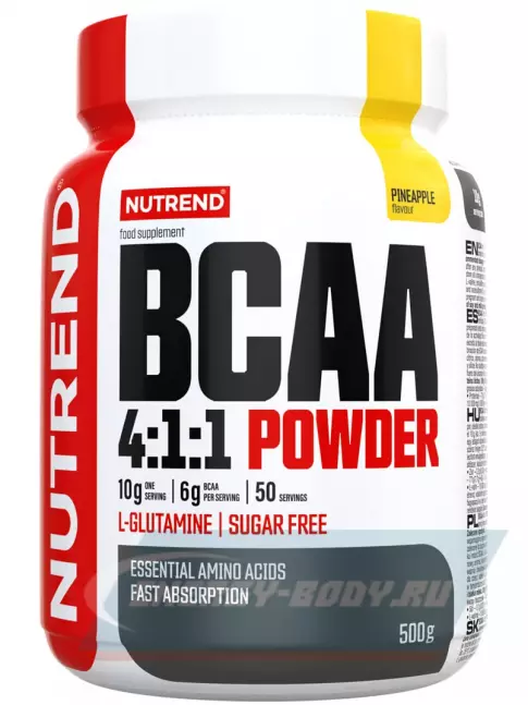 ВСАА NUTREND BCAA powder 4:1:1 500 г, Ананас