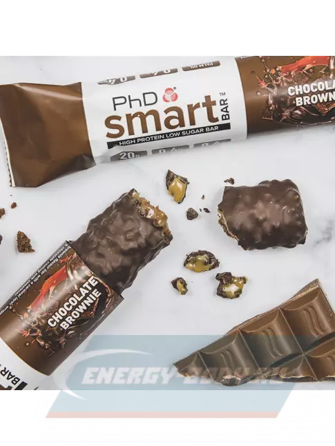 Батончик протеиновый PhD Nutrition Smart Bar 64 г, Шоколадный Брауни