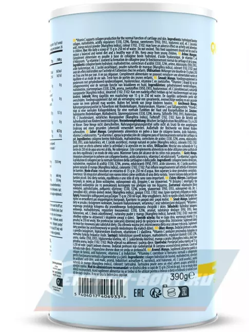 COLLAGEN QNT Life Collagen Care Zero 390 г, Манго