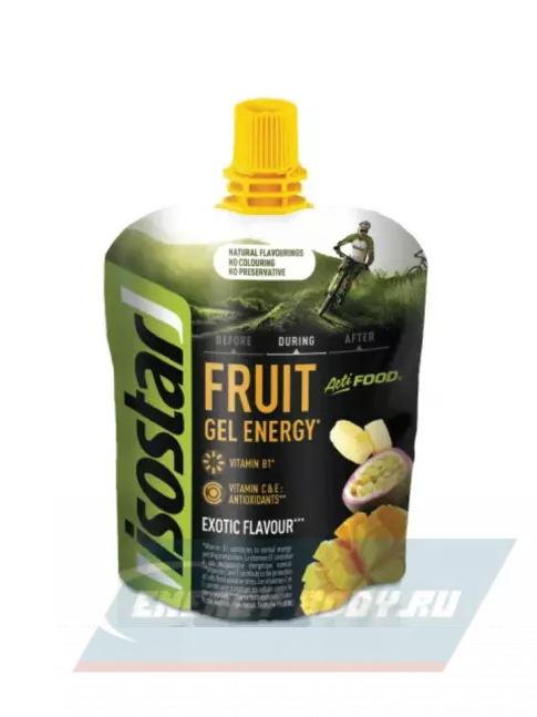 Энергетический гель ISOSTAR Actifood 1 саше, Экзотик