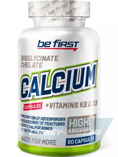  Be First CALCIUM CHELATE + K2 + D3 60 капсул