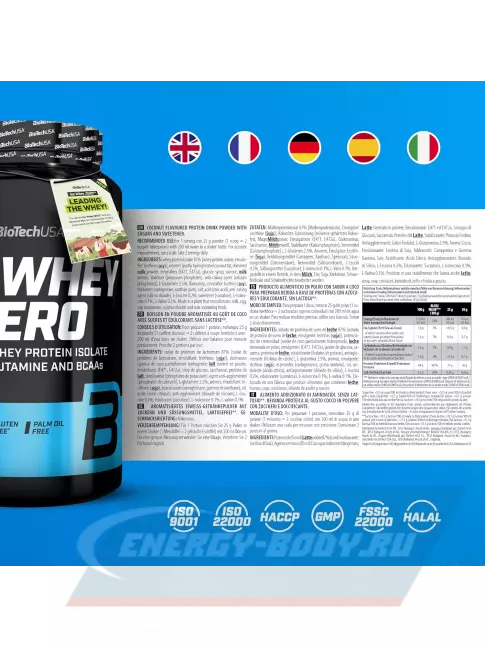  BioTechUSA Iso Whey Zero 908 г, Кокос