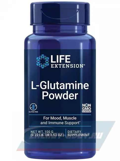 Глютамин Life Extension L-Glutamine Powder 100 г