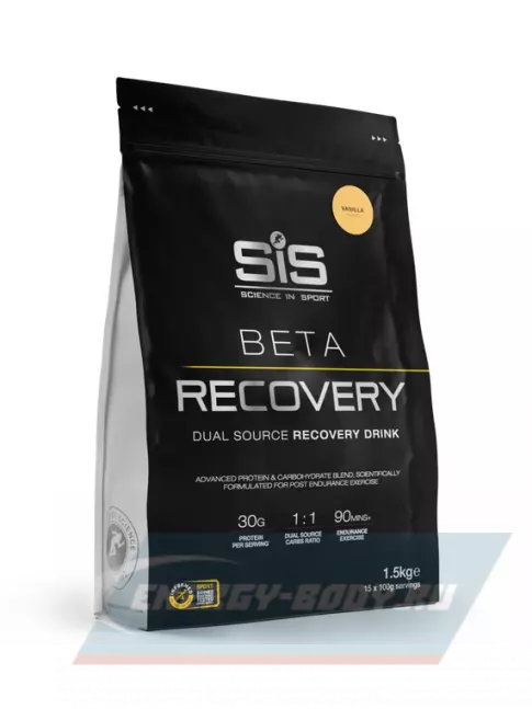 Предтерник SCIENCE IN SPORT (SiS) BETA RECOVERY 1500 г, Ваниль