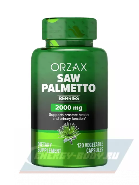Orzax Saw Palmetto 2000 mg 120 таблеток  Orzax Saw Palmetto 2000 mg 120 таблеток