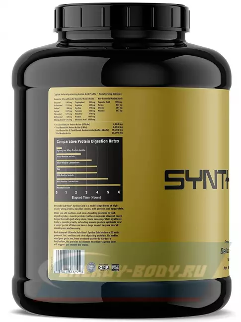  Ultimate Nutrition Syntha Gold 2270 г, Шоколад