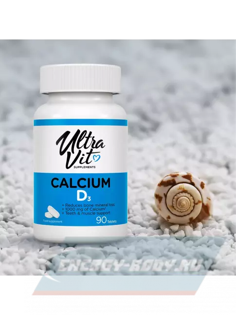  UltraVit Calcium D3 90 таблеток