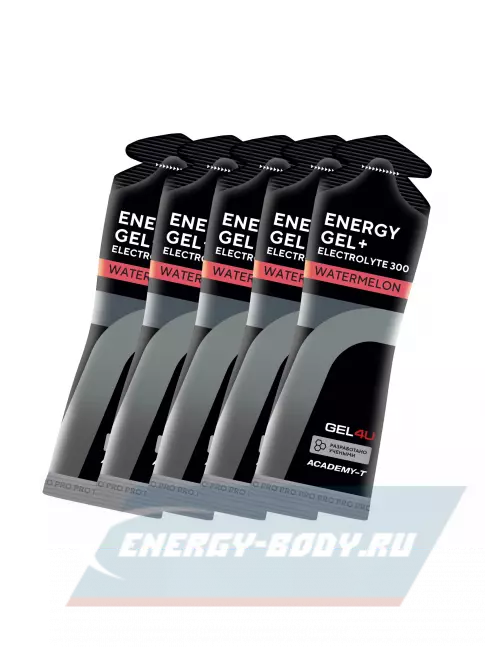 Энергетический гель GEL4U Energy Gel MIX5 5 x 60 г, Арбуз