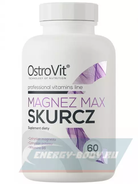  OstroVit Magnez Max Skurcz 60 таблеток