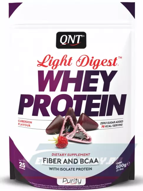  QNT Light Digest Whey Protein 500 г, Кьюбердон