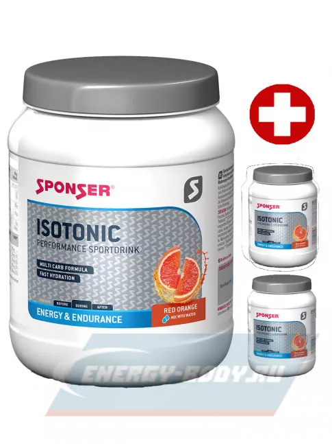  SPONSER ISOTONIC 3 шт 3 x 1000 г, Mix