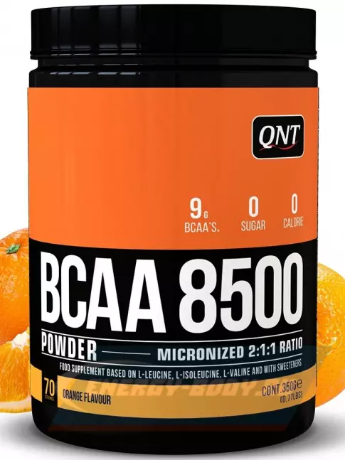 ВСАА QNT BCAA 8500 Powder 2:1:1 350 г, Апельсин