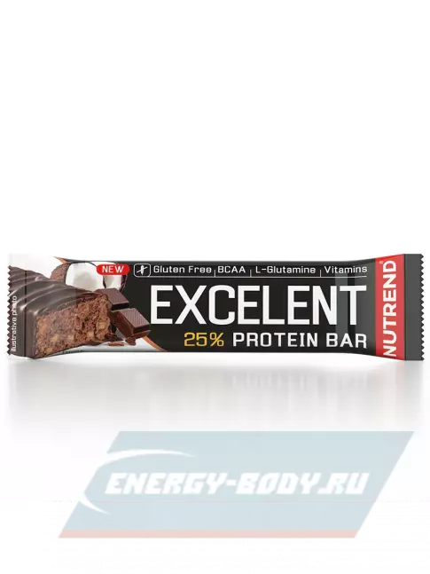 Батончик протеиновый NUTREND Excelent Protein Bar 85 г, Шоколад-Кокос