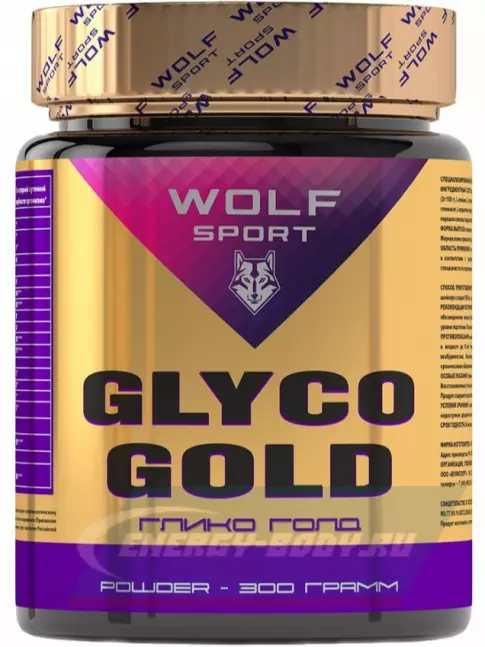  WolfSport GLYCO GOLD 300 г, Персик