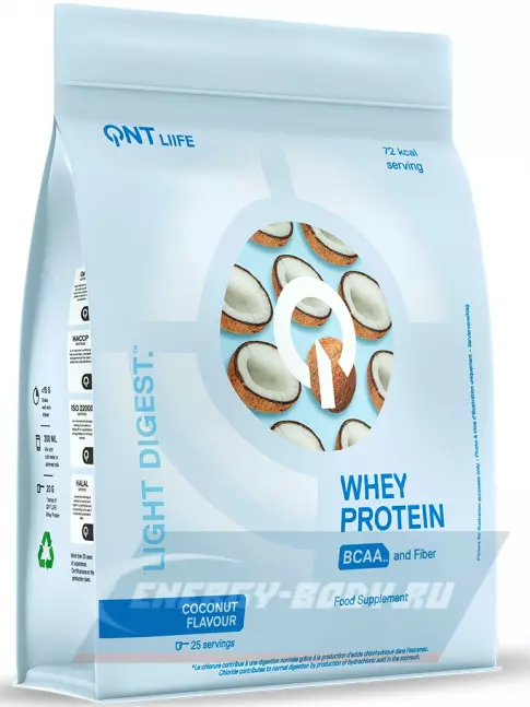  QNT Light Digest Whey Protein 500 г, Кокос