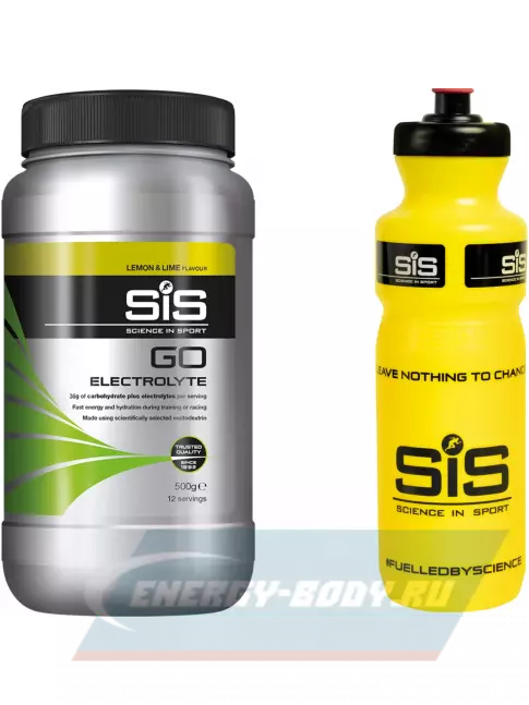  SCIENCE IN SPORT (SiS) GO Electrolyte + Бутылочка желтая Лимон-лайм №5