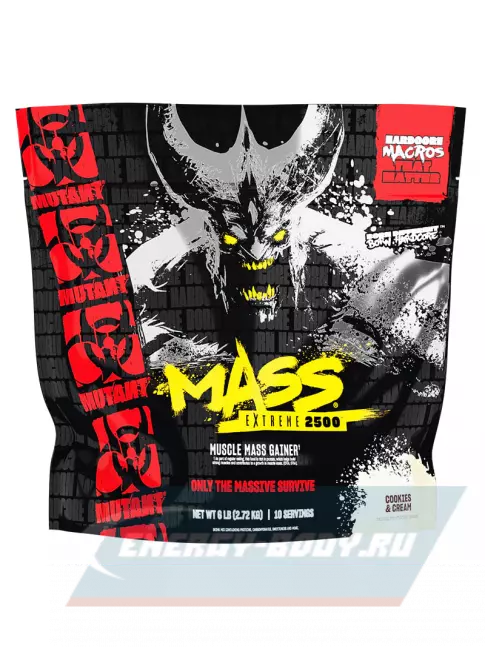 Гейнер Mutant Mass Extreme 2500 2720 г, Печенье с кремом