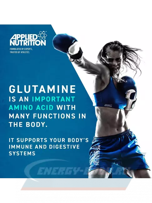 Глютамин APPLIED NUTRITION L-Glutamine Powder 250 г, Без вкуса