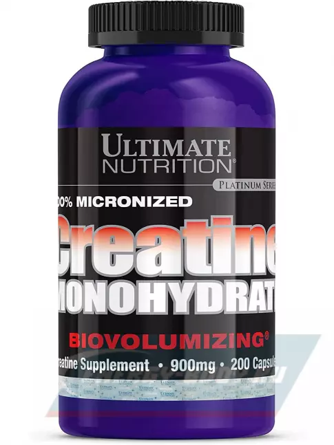  Ultimate Nutrition Micronized Creatine Monohydrate 200 капсул