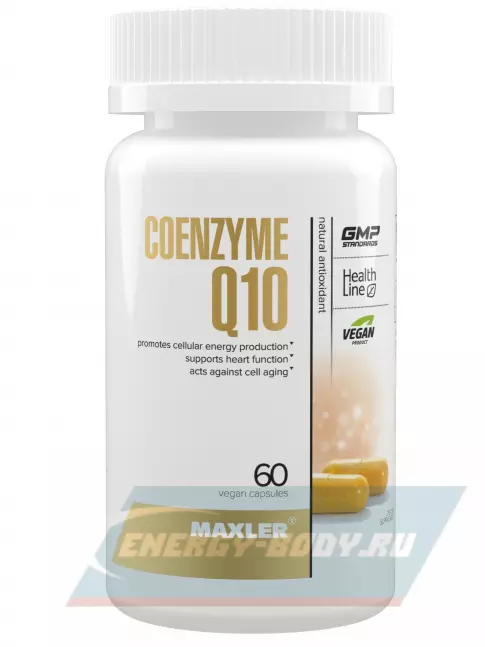  MAXLER Coenzyme Q10 USA 60 веганских капсул
