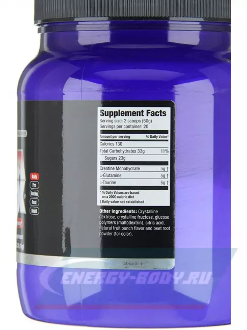  Ultimate Nutrition CREA MAX 1000 г, Фруктовый пунш