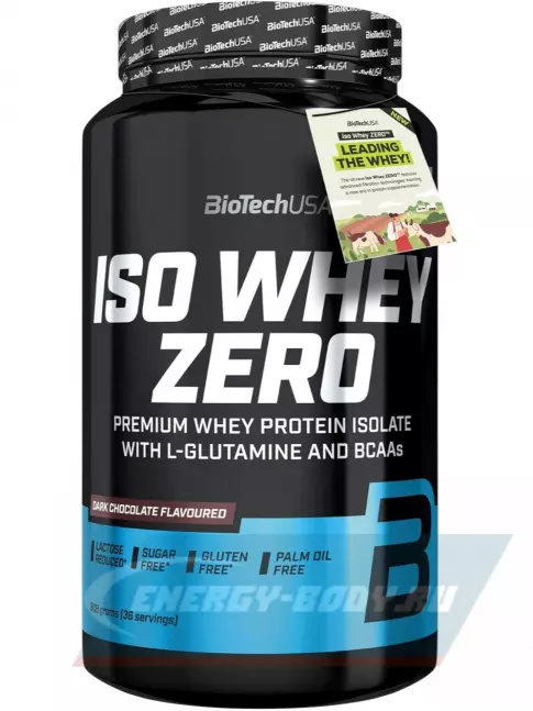 BioTechUSA Iso Whey Zero 908 г, Темный шоколад BioTechUSA Iso Whey Zero 908 г, Темный шоколад