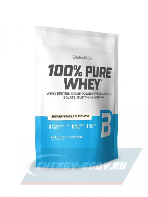  BioTechUSA 100% Pure Whey 454 г, Ваниль