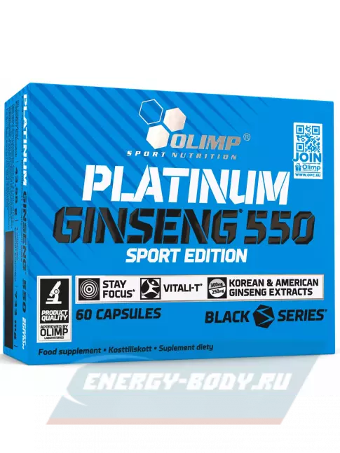  OLIMP PLATINUM GINSENG 60 капсул, Нейтральный