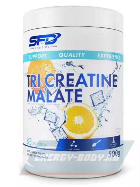  SFD TRI Creatine Melate 500 г, Апельсин