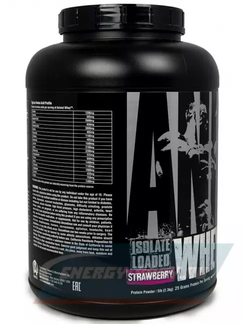  UNIVERSAL NUTRITION Animal Whey 2270 г, Клубника