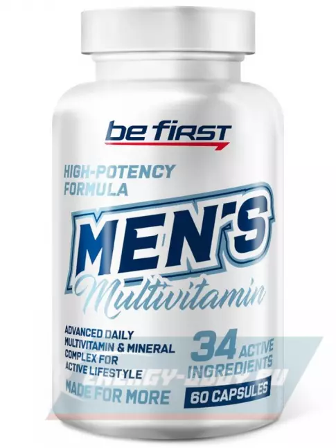Omega 3 Be First Omega-3 60% + Men's Multivitamin 2 x 60 капсул
